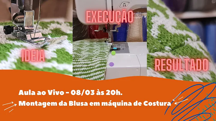 Tric  Mquina | Montagem da Blusa em Mquina de cost...