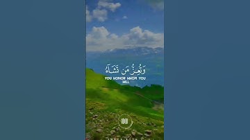 ﴿قل اللهم مالك الملك...﴾ تلاوة خاشعة للقارئ الشيخ سعد الغامدي 🥀