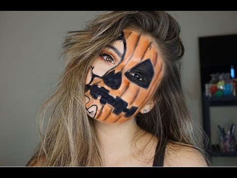 Jack O' Lantern Makeup Tutorial | Marki Rochelle - YouTube