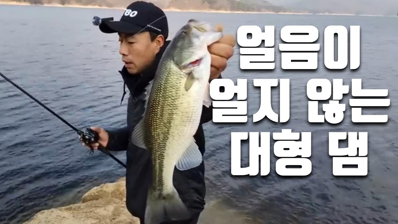 배스낚시” 좋지 않은 필드 상황 얼음이 얼지 않는 대형댐으로!”/bass fishing