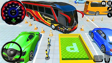 Bus Parking School 2025 – Extremely Hard Multi-Level Parking!