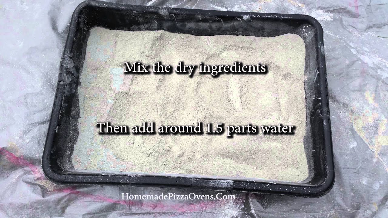 Refractory Mortar - High Temp Mortar - Homemade Mortar - YouTube