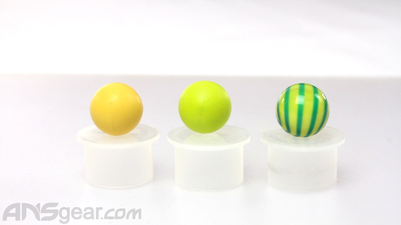 100 rubberballs reballs con acero/goma mezcla cal 68