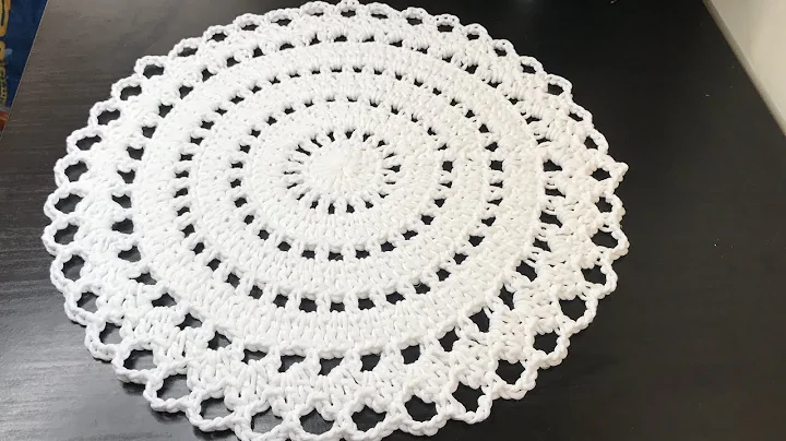 CMO TEJER TAPETE A CROCHET PASO A PASO / CROCHET