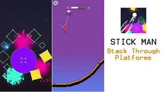 Stickman Jump - Stack Through Platforms short video screenshot 2