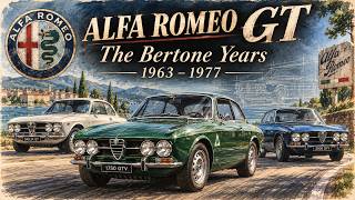 Alfa Romeo GT: The Bertone Years 1963–1977 | How an Italian Legend Was Born #AlfaRomeo