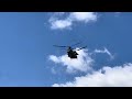 Chinook flyby