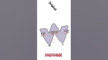 Alphabet Lore but REVERSE  W #alphabet #alphabetlore #shorts #W