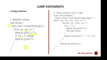 Java Programming Language - jump statements - #break #continue #return