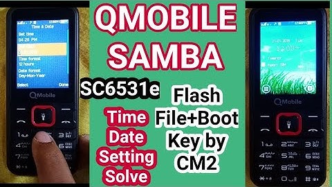 Qmobile Samba Flash file Read by CM2 ✅👉 Time and Date Solve 100%