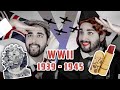 WWII / 1940's Skincare & Makeup Routine / Tutorial 💜🖤 The Welsh Twins
