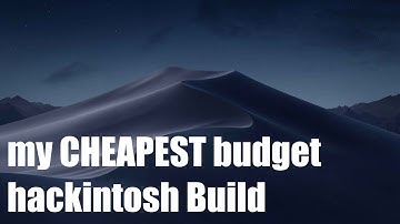 Cheapest Budget Build Hackintosh Mojave i5 9400f RX470 8gb Z370M-DS3H benchmark test
