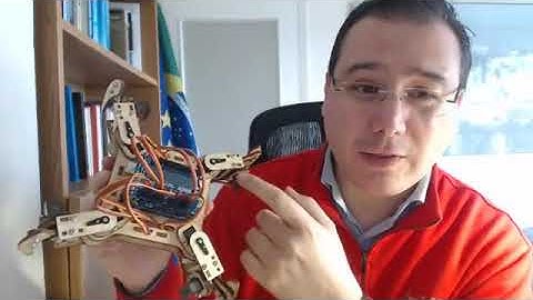 Meet Crabina: Quadruped robot (mePed) with Arduino after assembly