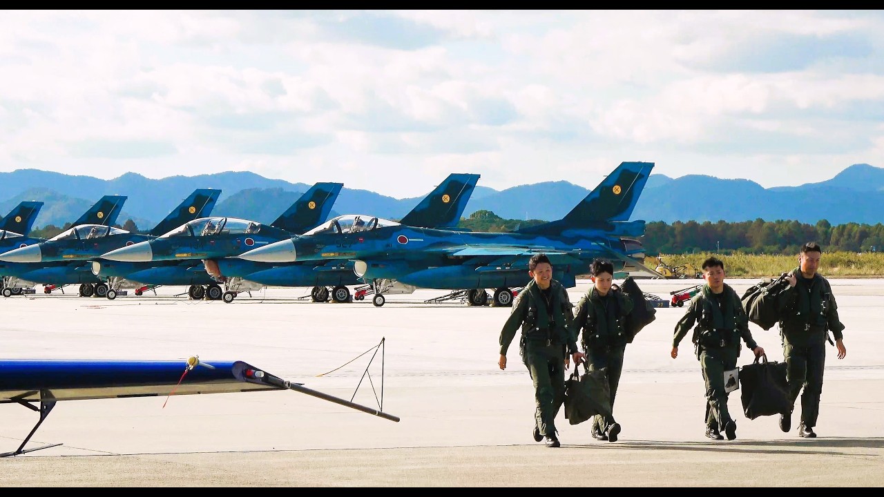 4K】築城F2戦闘機パイロット。日本の西の空を守る精鋭たち。「築城基地