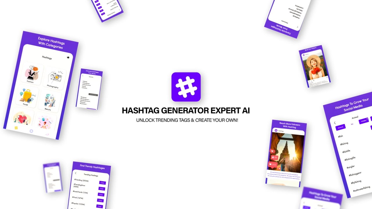 The Best Hashtag App To Grow Your Instagram :Discover, Create, and Trend!