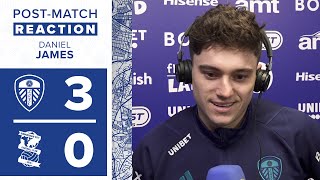 “A great way to start the year” | Dan James | Leeds United 3-0 Birmingham City