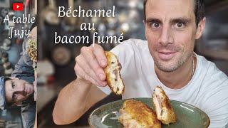 Cordon bleu maison | Sauce béchamel au bacon fumé | Vidéo A table juju