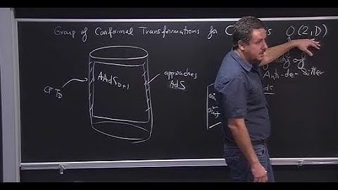 Conformal Field Theory lecture 3 by Jaume Gomis