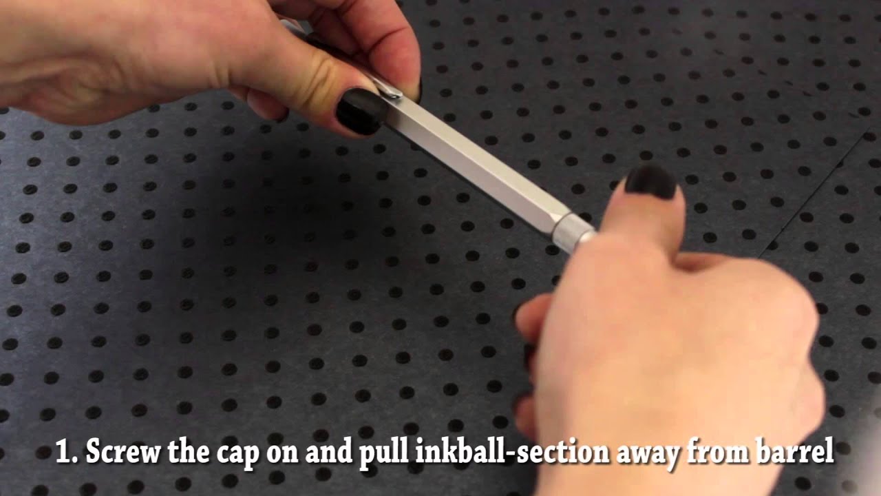 Monteverde USA Tool Pen. How To Change Refill INKBALL PEN YouTube