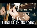 Top 10 easy finger picking songs