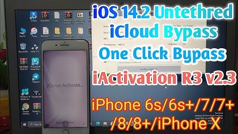How to Bypass iCloud iOS 14.2 iPhone 7/7Plus/8/8Plus/iPhone X On Windows Untethred iCloud Bypass 💯💯💯
