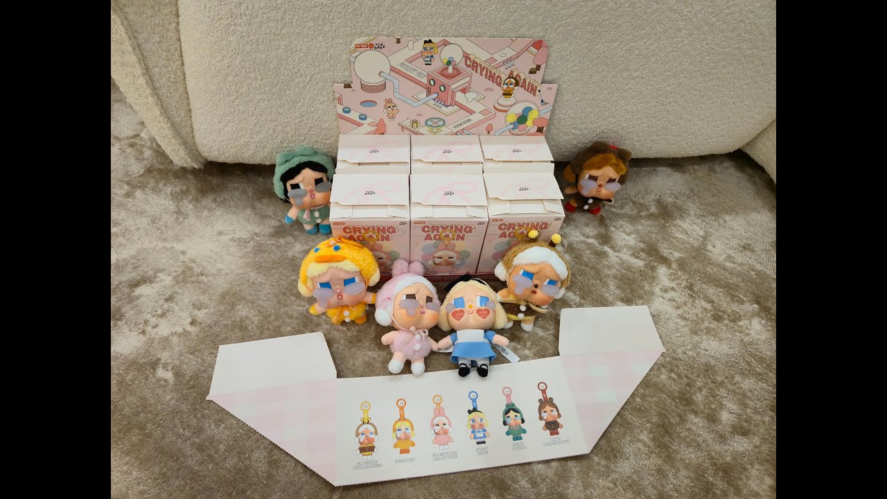Unboxing Crying Again Cry Baby Vinyl Plush | Pop Mart Series! Will