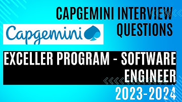 Capgemini Interview Questions| Exceller Program 2023-2024
