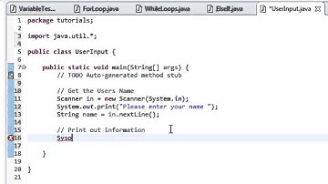 9 Getting Input from User in Java (HINDI/Urdu)