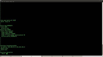 Voice Adaptive Traffic Shaping in GNS3