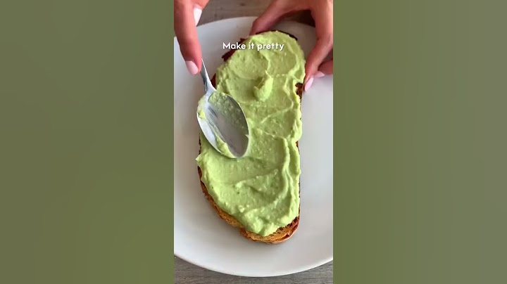 Amazing creamy avocado toast ASMR tutorial