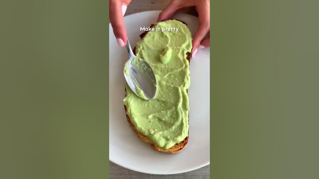 Amazing creamy avocado toast ASMR tutorial