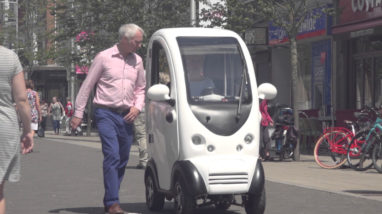 Cabin Car Mk2 Mobility Scooter - YouTube