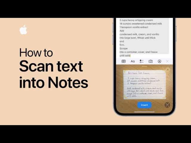 How to scan text into Notes on iPhone, and iPod | Apple Support