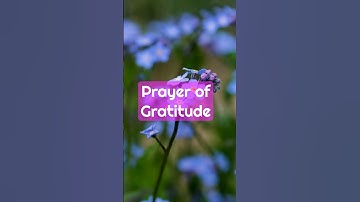 Prayer Of Gratitude - Thank You Lord - A Prayer Of Gratitude To Thank God #gratitude #godsword