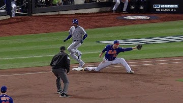 WS2015 Gm5: Murphy starts a double play in the 3rd