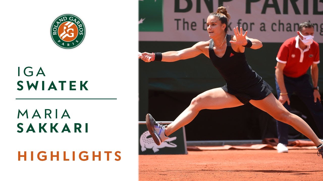 Iga Swiatek vs Maria Sakkari - Quarterfinals Highlights I Roland-Garros 2021