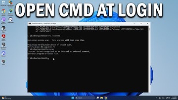 How To Open COMMAND PROMPT at Login Screen - Easy Fix