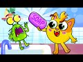 Wash Your Hands Before You Eat! 🤚 | Kids Cartoon|  Baby Zoo Story 🐵🦄😻