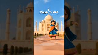 Gadis Felt in India | Suraj Hua Maddham Dance Vlog ✨😍#shorts #travel #healing #bollywood