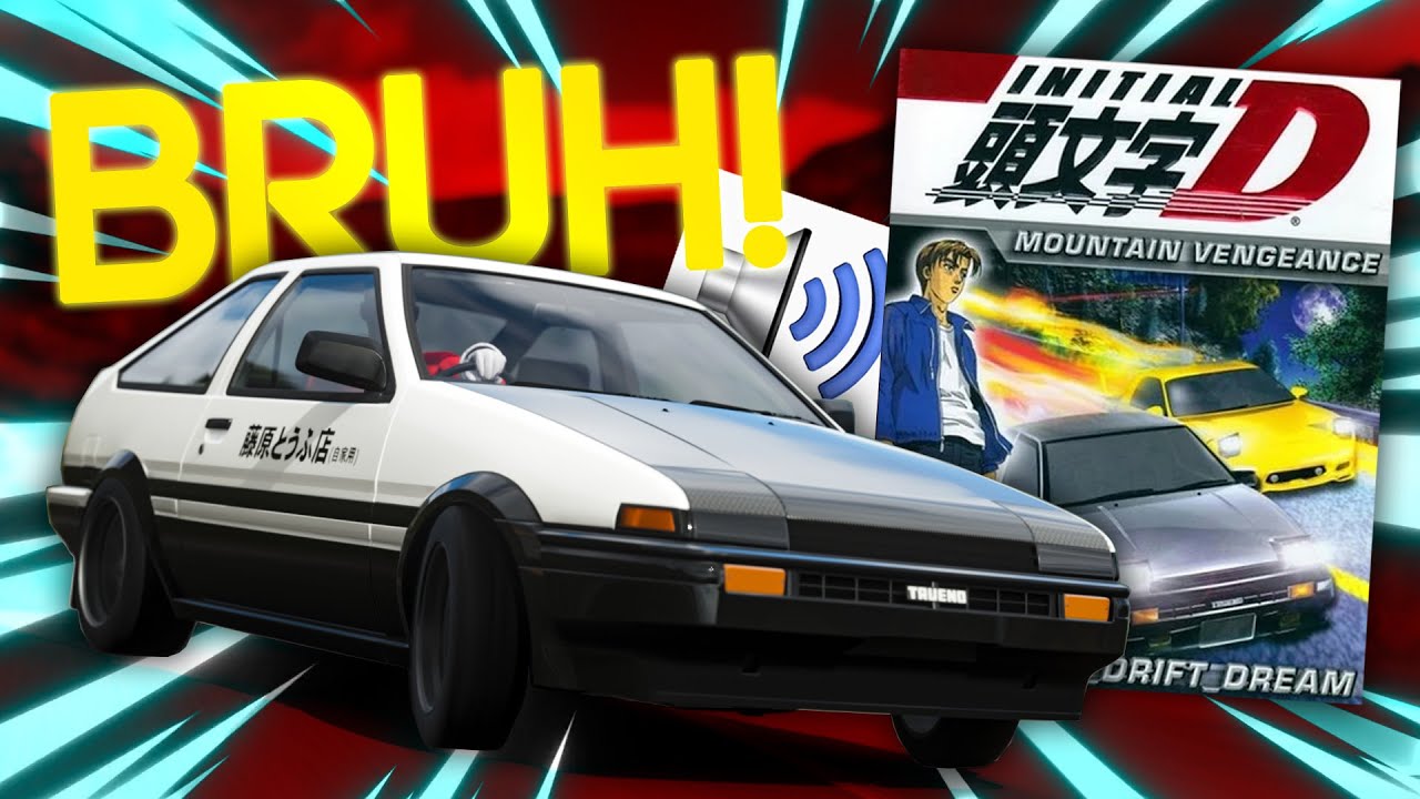 😂 THE CURSED INITIAL D GAME... (Worst JAPANESE STREET RACING GAME