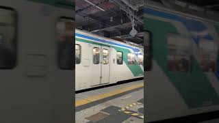 東北本線仙台駅　阿武隈急行線直通8100系発車