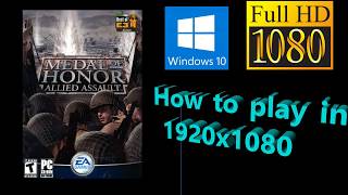 Tutorial - Medal of Honor: Allied Assault - PC - Play in 1920x1080: 1080p (Origin, Steam)