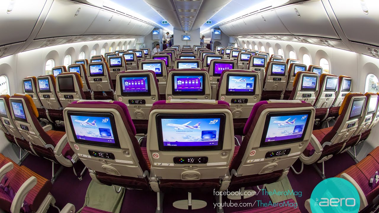 Thai Airways Boeing 787 8 Dreamliner Cabin Tour