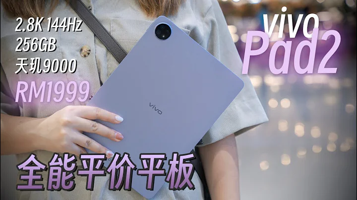 🇲🇾 vivo Pad2 评测: 让144Hz 2.8K的高清大屏爽翻你的眼睛 👀 【LexTech 第227期】 - 天天要闻