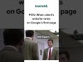 Moment of happiness for SEO professionals