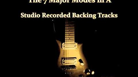 Ionian in A - Rock Guitar Backing Track