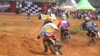 kejurnas irc powertrack round 4 kelas bebek modif 110cc senior moto1