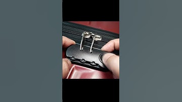 Unlock Luggage Forgotten Combination Code #shortsvideo