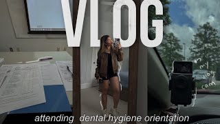 school vlog ♡ going to my 8 hrs dental hygiene orientation before work (chaotic af)