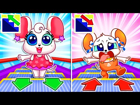 Escalator, Be Careful 😱😰 Safety Tips for Kids | Lovely Cheesy - Kids Songs